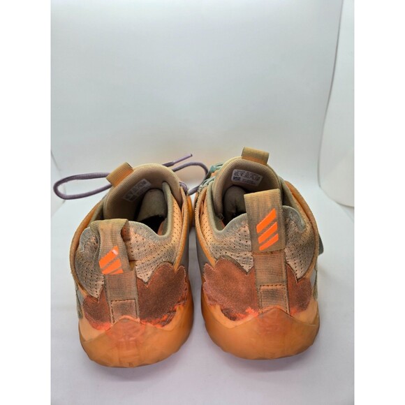 adidas Harden Vol. 5 Futurenatural Basketball Shoes Men\'s 6.5 Acid Orange Court main image 3